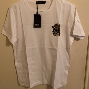 Amiri snake print tee